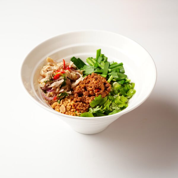 Cold Stir Rice Noodle w. Sliced Chicken