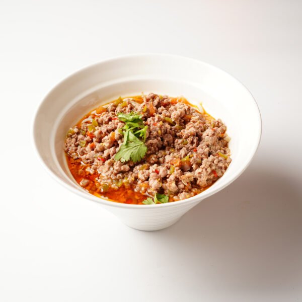 Rice Noodle w. Minced Pork & Tomato
